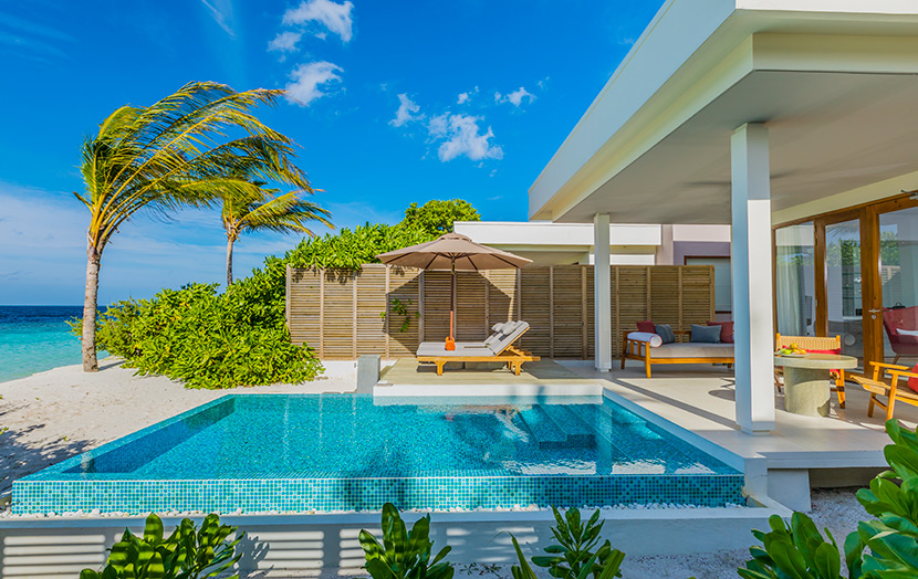 Отель Dhigali Maldives Beach Pool Villas