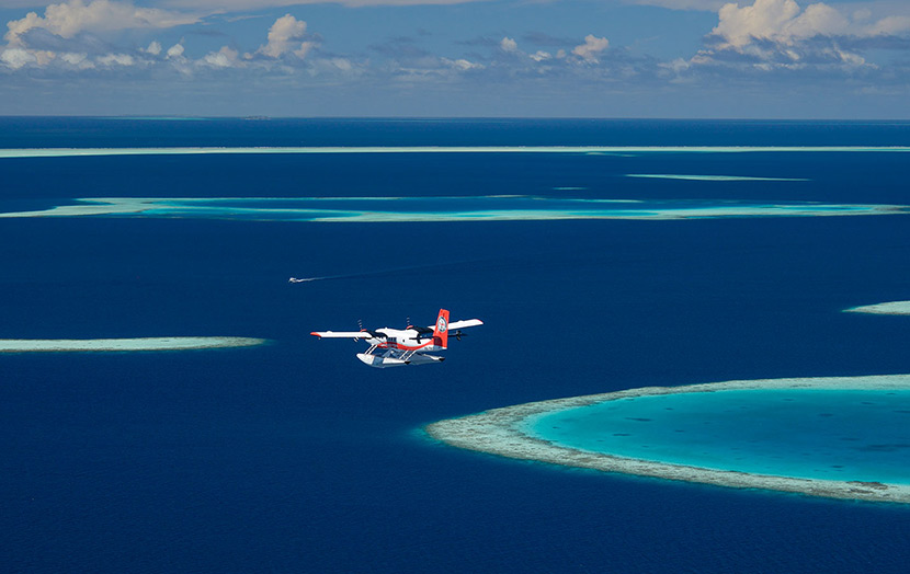 Полет на гидросамолете Мальдивы
