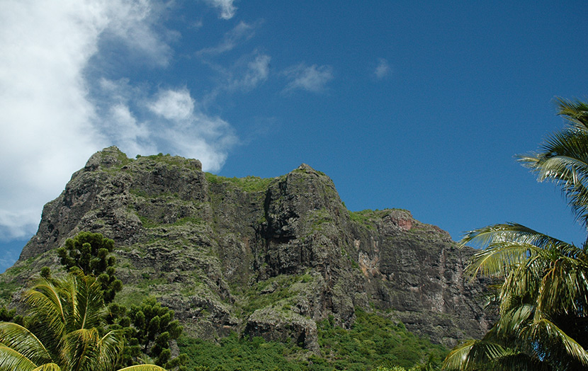 Вид на  гору Ле Морн Маврикий