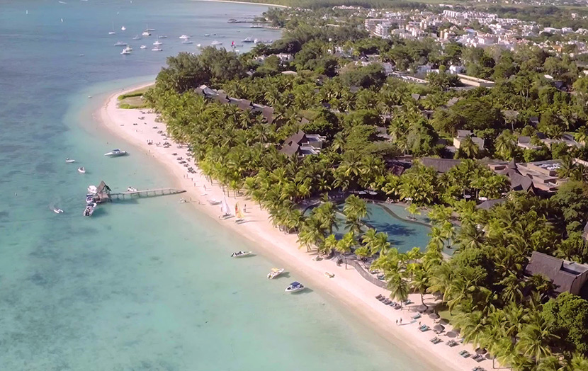 пляж и поселок Тру-о-Биш Маврикий