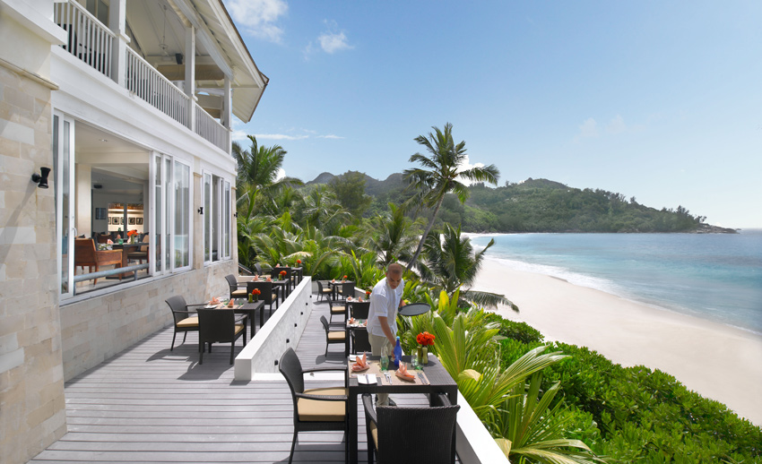 Banyan Tree Seychelles ресторан Au Jardin D'Epices пляж