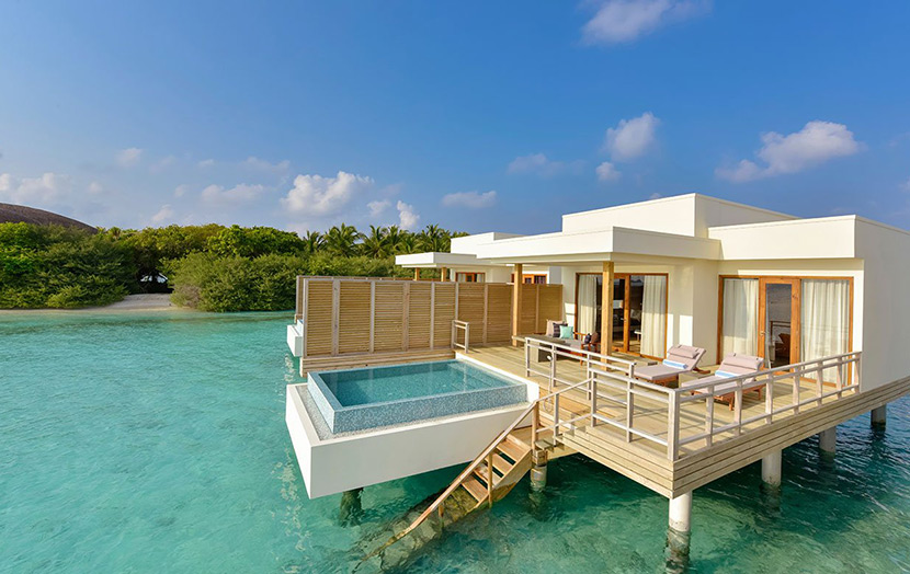 Отель Dhigali Maldives Lagoon Pool Villas
