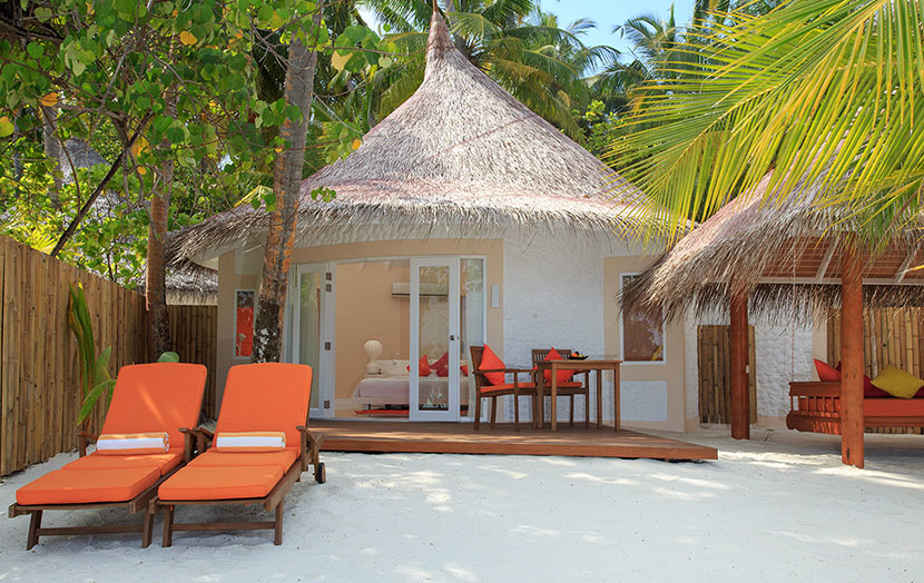 Отель Sun Aqua Vilu Reef. Beach Villa. Внешний вид.