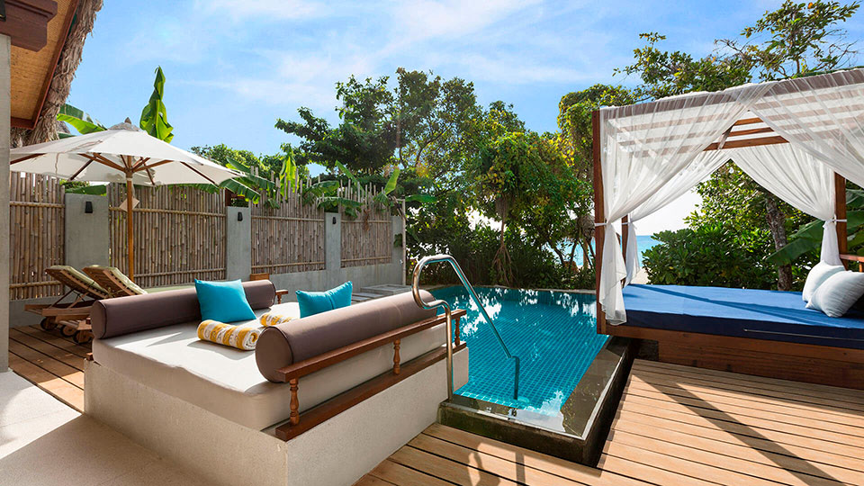 Fгaveri Maldives терраса в Beach Pool Villa