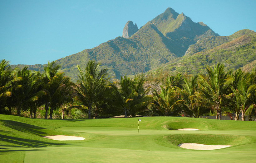 Фото гольф поля в отеле Four Seasons Resort Mauritius at Anahita