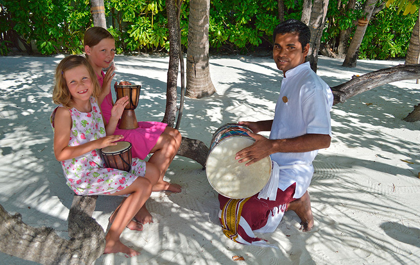 Уроки боду-беру для детей отдых на Мальдивах