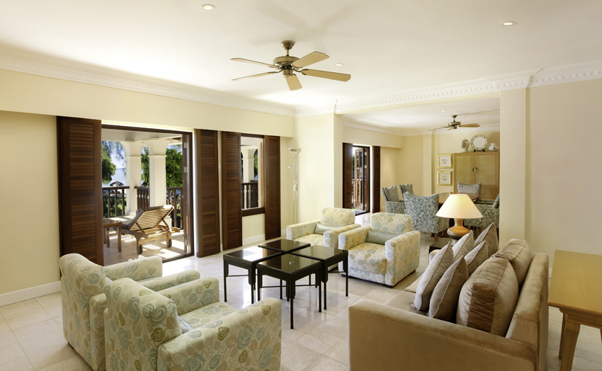 Отель Hilton Mauritius Resort & Spa. Фото номера категории Presidential Suite.
