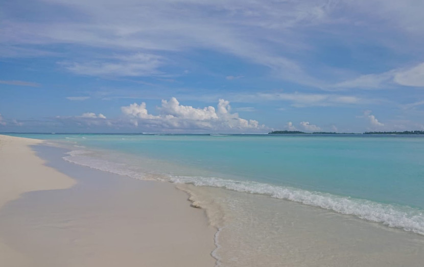 Пляж Мальдивы июнь