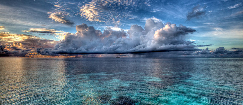  Закат на Мальдивах 
