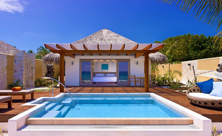 Отель Sheraton Maldives Full Moon Resort & Spa. Ocean Pool Villa. 