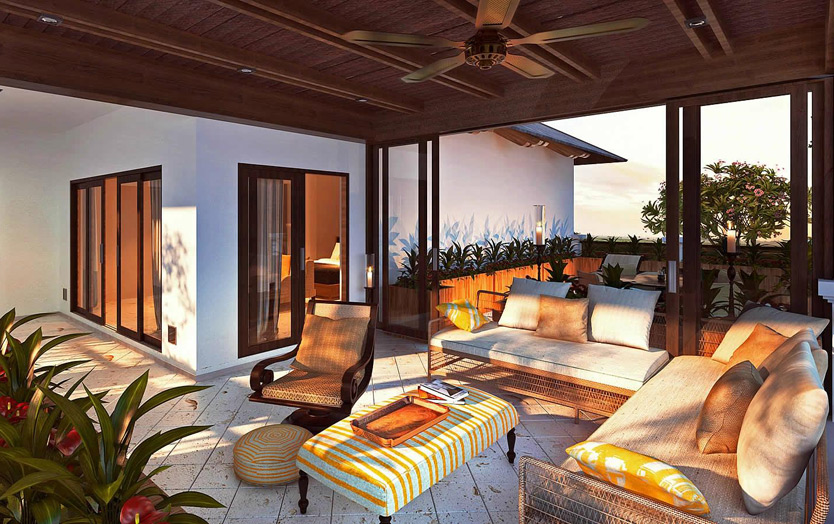 Отель The Westin Turtle Bay Resort & Spa Mauritius. Номер категории Deluxe Suite.