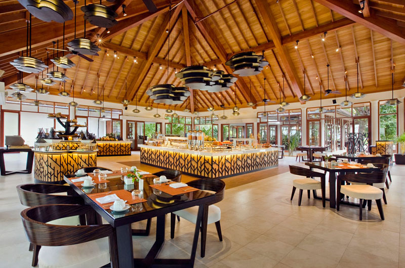 отель Hilton Seychelles Labriz Resort ресторан Dauban